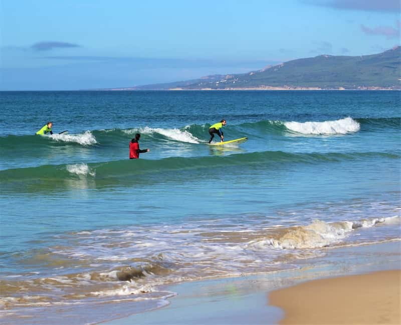 Tarifa: Group Surf Classes - Soft Boards Make the First Attempts Less Stressful