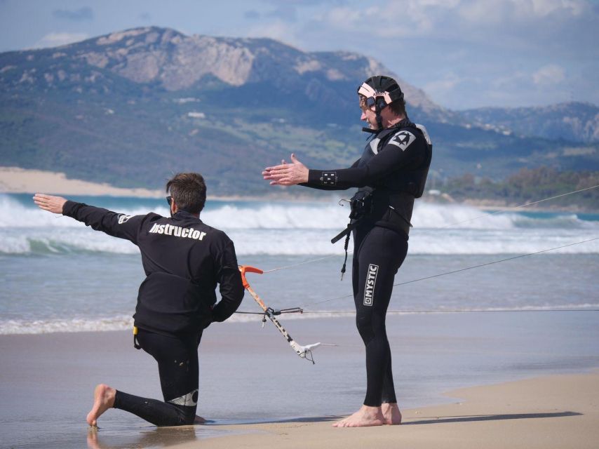 Tarifa: Private and Semi-private Kitesurfing Lesson - Marine, Romain, and the teaching atmosphere