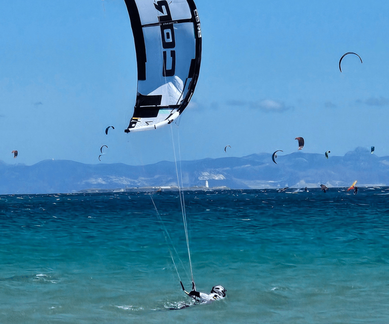 Tarifa: Private Kitesurfing Lessons - Improving your stance and learning to ride upwind