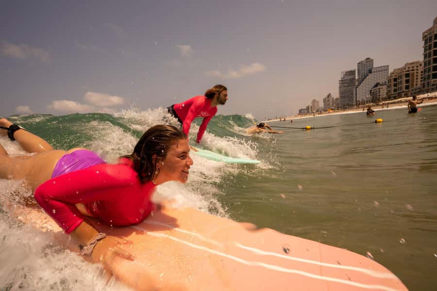 Tel Aviv: Professional Surfing Lessons at Beach Club TLV - Key points to know before booking