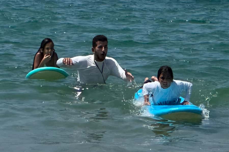 Tel Aviv: Professional Surfing Lessons at Beach Club TLV - Finding Beach Club TLV from the promenade