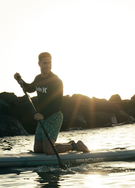 Tenerife: Electric Paddle Board Adventure Awaits - Snorkeling and sailing in the published plan