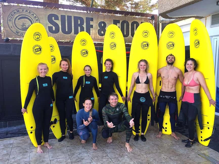 Tenerife - Las Américas: Surf Lesson (Small Groups,All Gear) - What the 2 to 2.5 hours look like