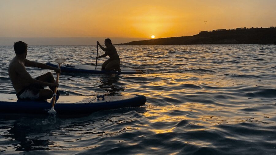 Tenerife: Sunset Stand-Up Paddleboarding Tour - The 1.5-hour paddle around La Caleta