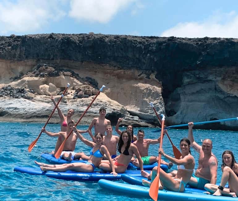 TENERIFE SUR | unforgettable SUP - SNORKELING EXPERIENCE - The guides and the tone of the outing