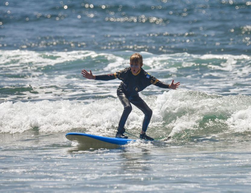 Tenerife: Surfing Lesson for Kids in Las Americas - The Tenerife setting adds more than a backdrop
