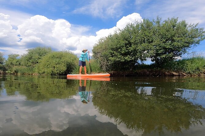 Teton River Paddleboard Adventure - 4.5 Miles - Getting to the river at Big Eddy