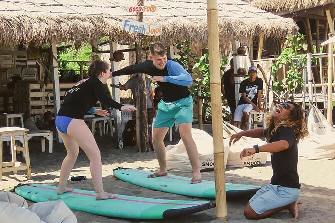 The funniest private 2 hour surf lesson, Canggu - A private lesson that stays personal