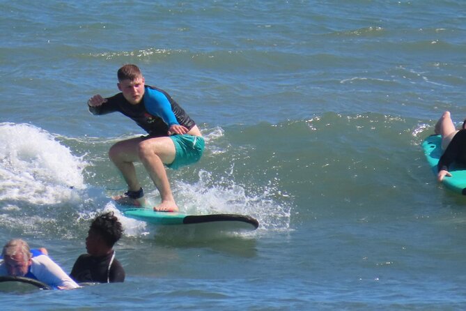 The funniest private 2 hour surf lesson, Canggu - Surfshirt, sunscreen, and the Bali sun