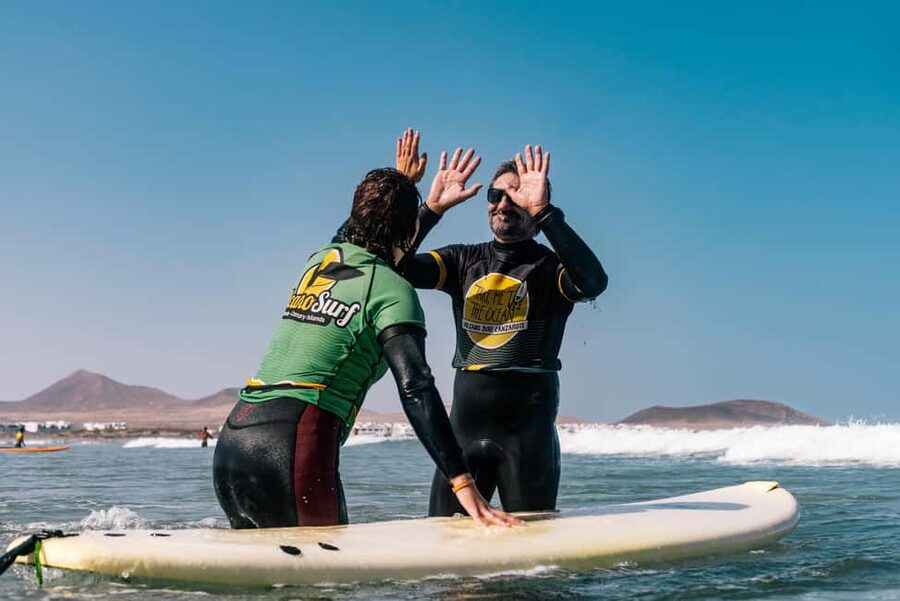 The Surftrip: A 2.5-hour morning surf session for beginners, intermediate surfers, and families. - How the teaching works for first-timers