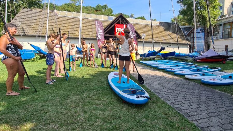 Tihany: SUP Course and Tour at Lake Balaton - Who will get the most from this SUP course