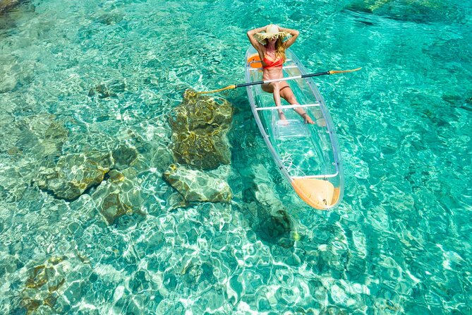 TRANSPARENT KAYAKING or SUP-ing AROUND ISLANDS - Key points to know before you book