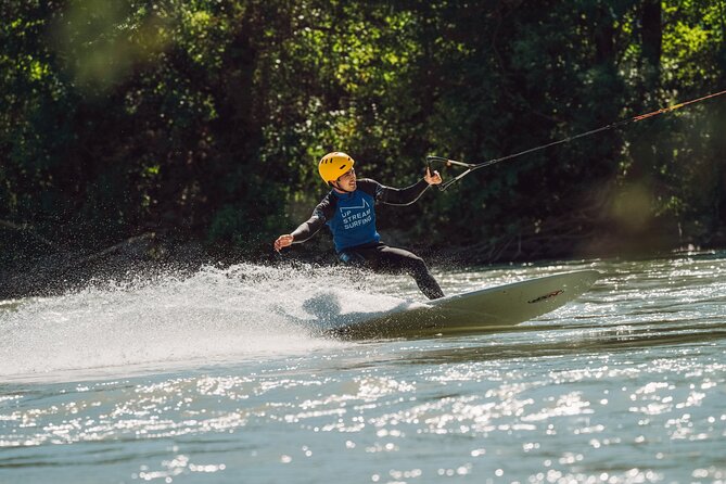 UP STREAM SURFING - The new way of surfing a river - Moving into the flow-powered UP STREAM system