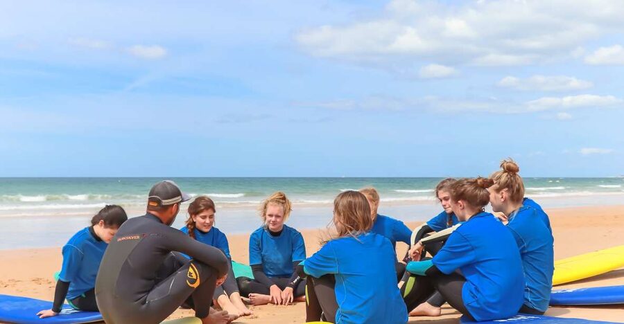 Vilamoura: Surf Lesson at Falésia Beach - The first 20 minutes: safety before surf