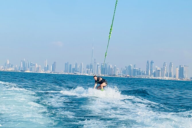 Wakeboard Experience in Dubai - Wakeboarding beside Dubai’s most famous skyline