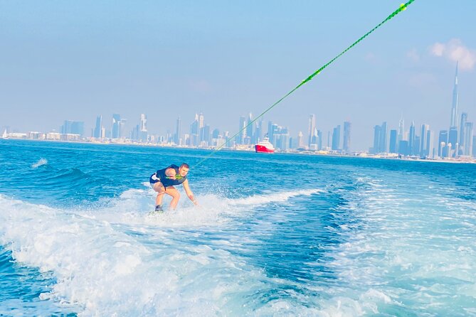Wakeboard Experience in Dubai - The Burj Al Arab view is part of the value