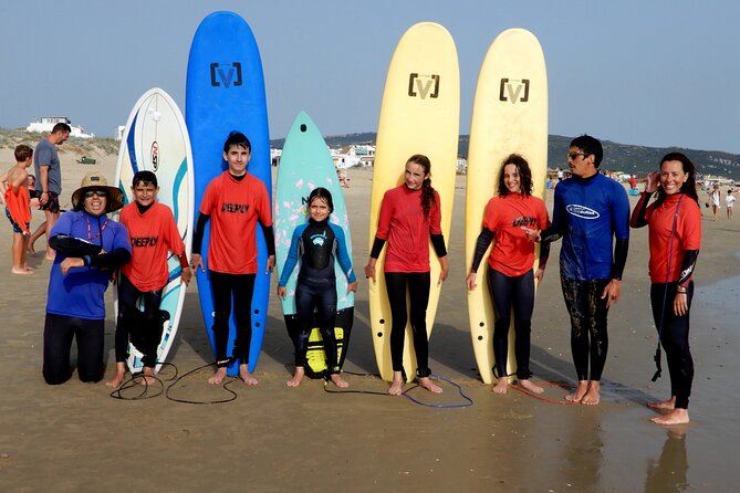Zahara Surf International School School - Stretching, changing, and returning to town
